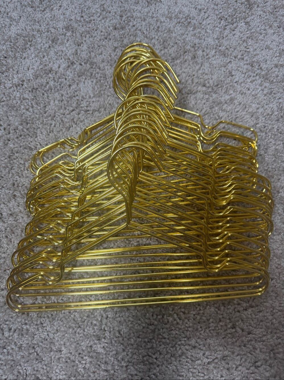 Kids Boutique Gold Metal Hangers Set of 50